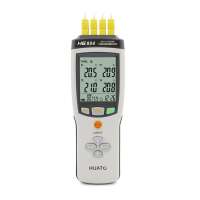 Hand-held K type 4 channels thermocouple thermometer Data Logger with high precision for factory