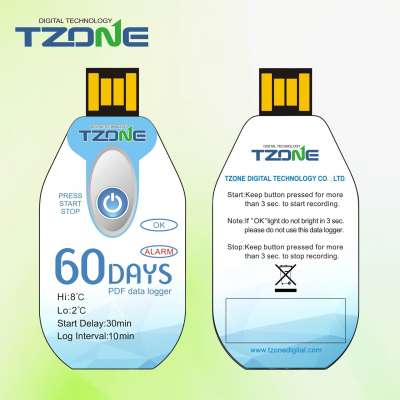 Tzone Single Use Temperature Digital Thermometer