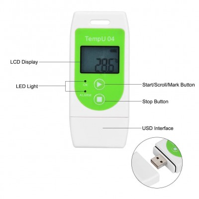 Mini datalogger temperature controller temperature data logger PDF